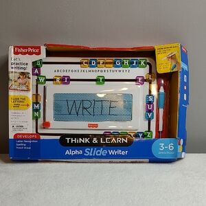 Fisher-Price Think & Learn Alpha Slide Writer - White and Multicolor